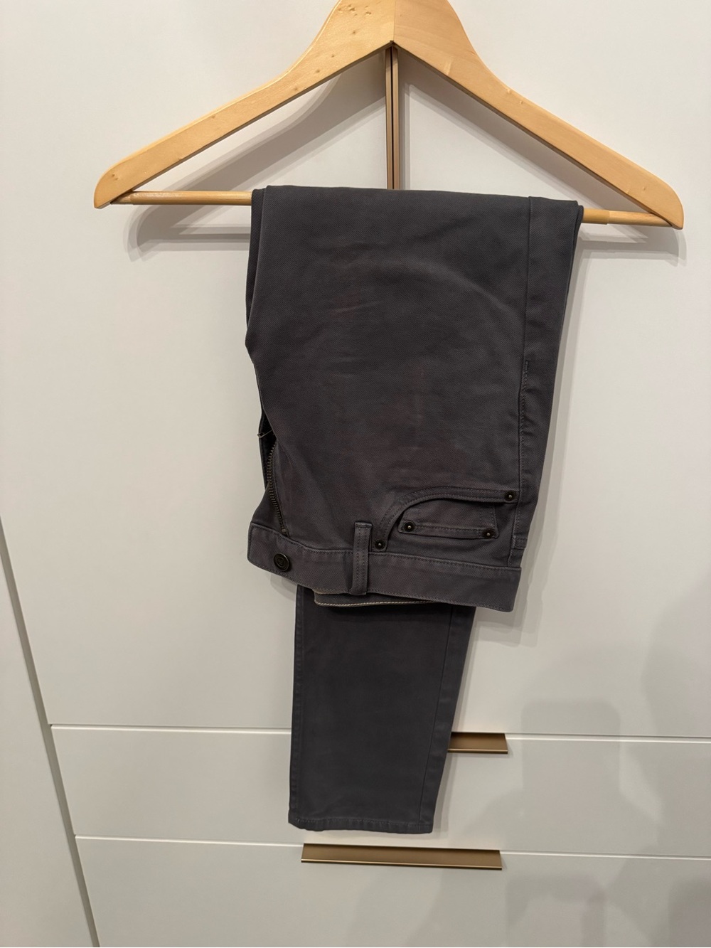 Banana Republic Men's Charcoal Gray Chinos